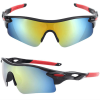 Dazzling Color Film Reflective Sunglasses Sports Glasses Men's and Women's Outdoor Glasses for Riding Sunglasse