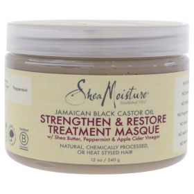 Jamaican Black Castor Oil Strengthen-Grow Restore Treatment Masque by Shea Moisture for Unisex - 12 oz Masque