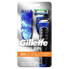 Gillette Fusion Men's Precision Beard Trimmer, Razors and Edger, Blue