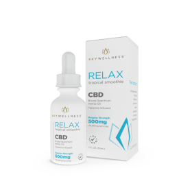 Sky Wellness CBD Relax Oil Drops 500mg Tropical Smoothie