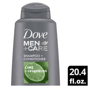 Dove Men+Care Thickening 2 in 1 Shampoo Plus Conditioner with Lime + Cedarwood;  20.4 fl oz