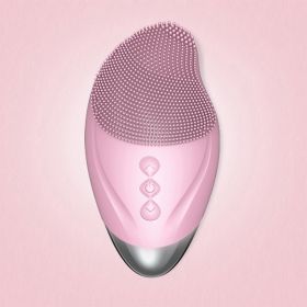 Waterproof silicone cleansing instrument (Option: Pink-Heating models)