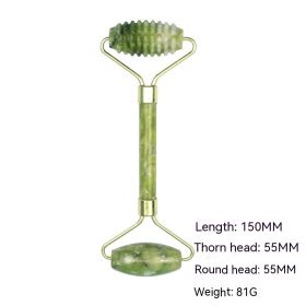 Jade Massage Board Zinc Alloy Single-head Thorn (Option: Light green iron)