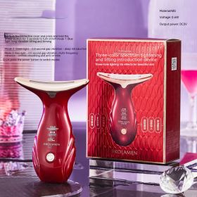 Three-dimensional Lifting And Tightening Electric Beauty Instrument (Option: Spectrum Red)
