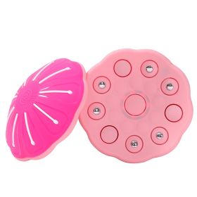 Chest Massager Remote Control Infrared Constant Temperature (Option: Pink Rechargeable Hot Compress)