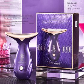 Three-dimensional Lifting And Tightening Electric Beauty Instrument (Option: Spectral Purple)